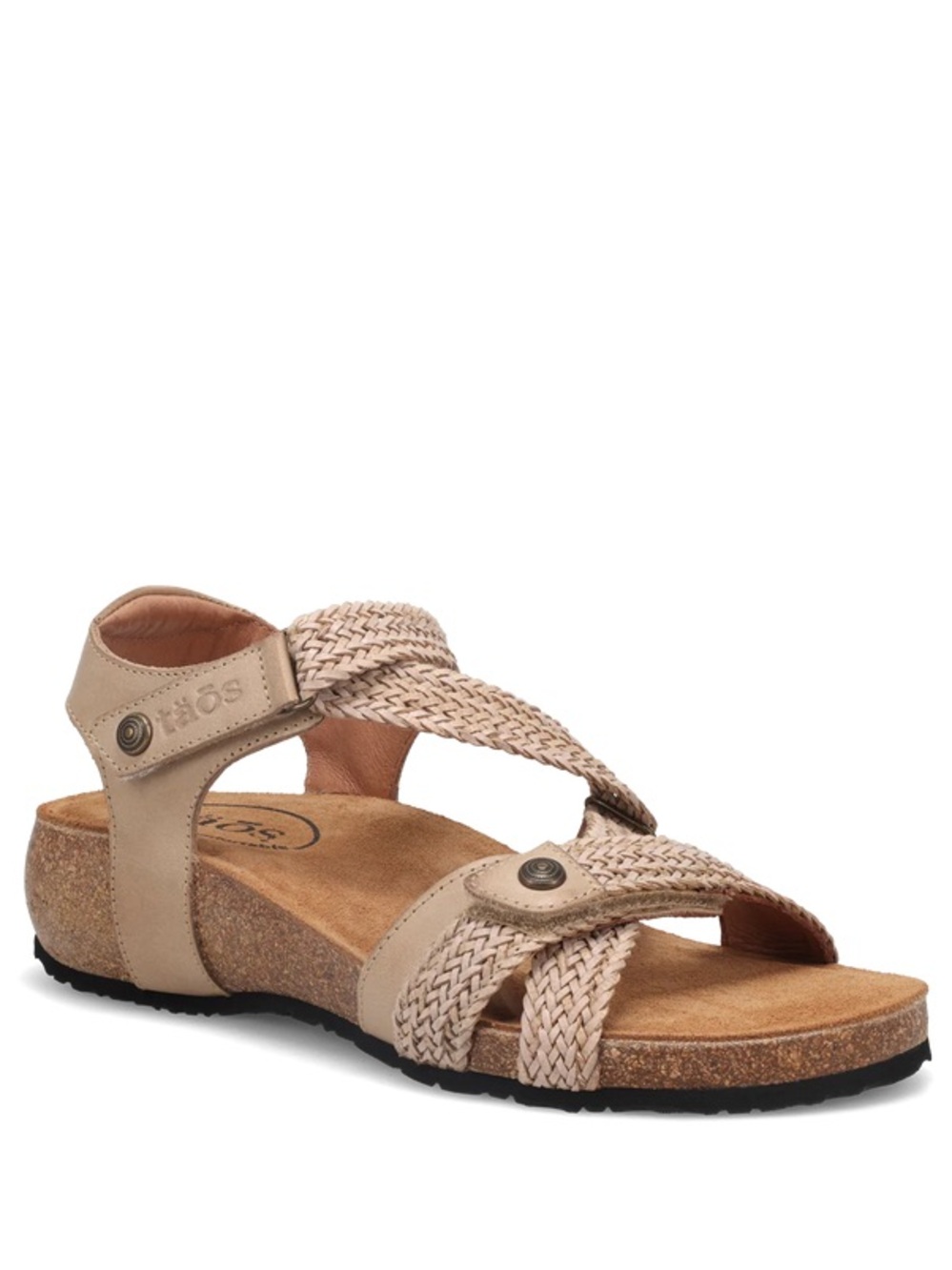 Clarks Women’s Tan Braided Leather Sandal